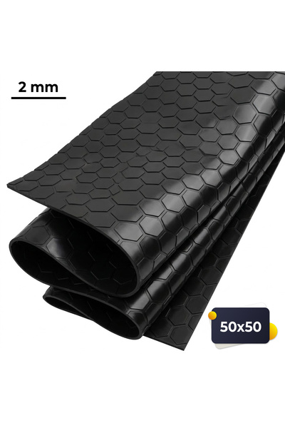 Altitek 50x50 cm İzole Halı 2 mm 1 kV Elektrik Yalıtkan Paspas - İş Güvenliği...