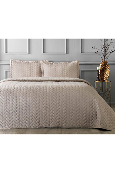 Taç Yatak Örtüsü Seti Glory Camel Çift Kişilik