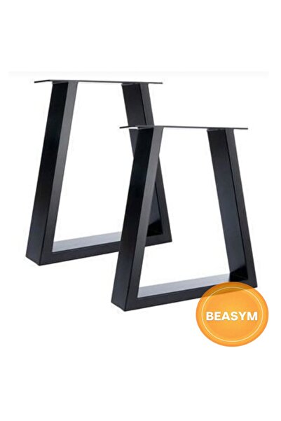 Beasym Izsoe U Biçimi Metal Masa Ayağı Ahşap Cam Masa Ayağı Sağlam Malzeme