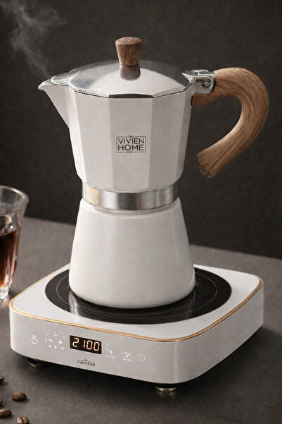 Vivien Home Mokapot 6-cup Coffeehutt Bigg Coffee Kahve Demleme Kahve Ekipmanı...