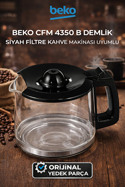 ÖZ BEYAZ EŞYA ماكينة تحضير القهوة بالفلتر الأسود CFM 4350 B الأصلية (9178010423)