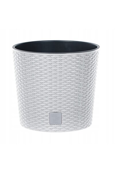 Strend Pro Ghiveci decorativ de flori, Prosperplast, Rato Round, rotund, alb,...