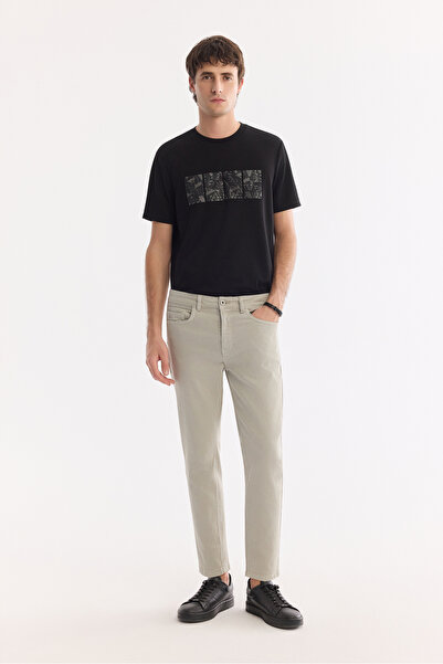 Avva قميص نيل جرين للرجال قابل للغسل ومريح بقصة ضيقة A61Y3522