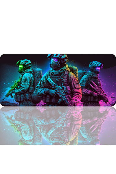 BLS لوحة ماوس للألعاب مقاس 30 × 70 سم، قاعدة مطاطية مضادة للانزلاق، لوحة ماوس...