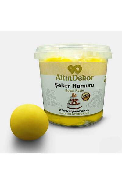 Altındekor ALTIN USTA ŞEKER HAMURU SARI 1 KG