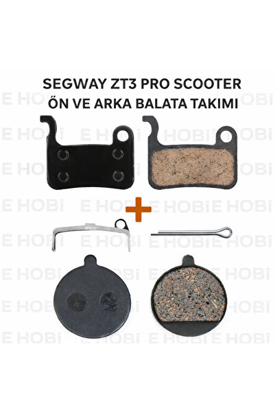E-HOBİ SEGWAY ZT3 PRO SCOOTER DAYANIKLI BALATA TAKIMI ÖN ARKA SET BALATA