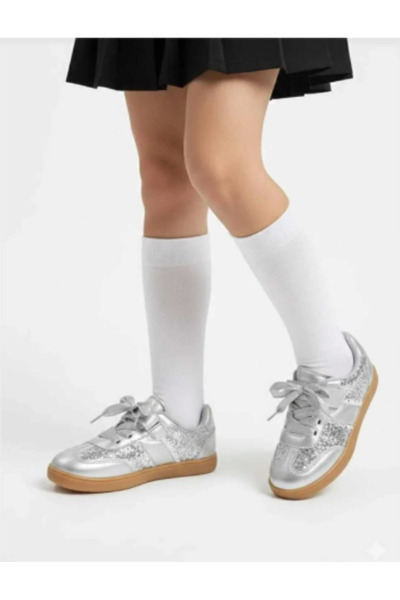 benitto kids Devojčička mašna sa čičkom i Sa šljokicama sportske cipele BNT192