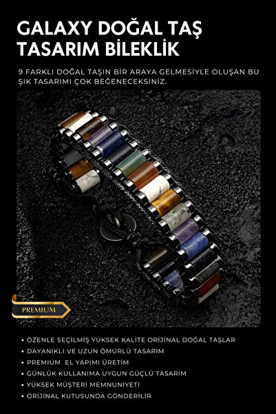 Seven Art Jewelry Havlit Ametist Kaplangözü Yıldız Taşı Hint Akiği Sodalit Ja...