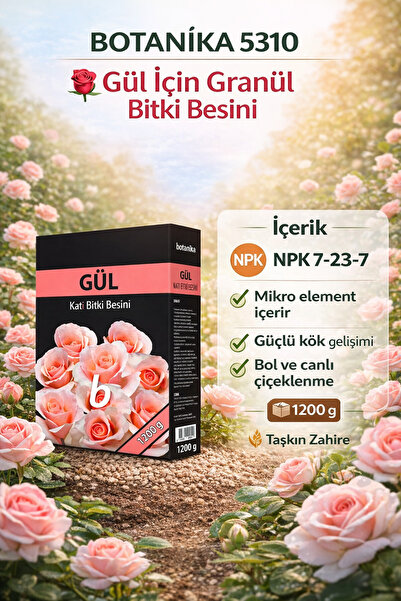 Botanika 5310 Gül İçin Granül Katı Besin 1200 GR.