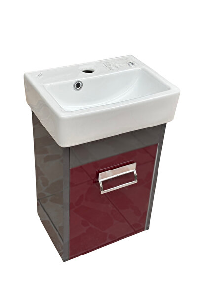 TURKUAZSERAMİK Turkuaz Turkuaz Banyo ve Tuvalet Mini Lavabo 28*37.5 cm (Banyo...