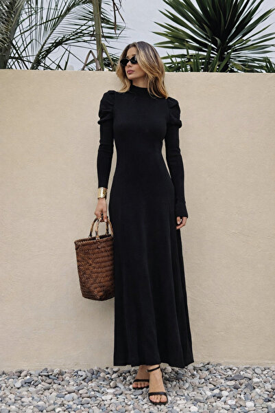 Lijuri Плетена рокля с балонни ръкави и рибарска яка 2007