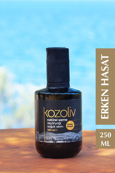 kozoliv Erken Hasat Soğuk Sıkım Zeytinyağı 250 ML Cam Şişe