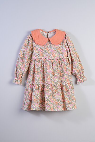 Bondberro Cvetni dezen Muslin haljina za devojčice 100% pamuk Oeko-tex sertif...