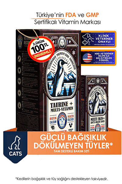 Jorgens Kennel Kediler İçin Premium Multi-Vitamin Mega Set