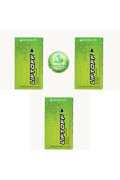 Herbalife Liftoff Limon Aromalı Efervesan Enerji Tableti C ve B Vitaminli 10 ...
