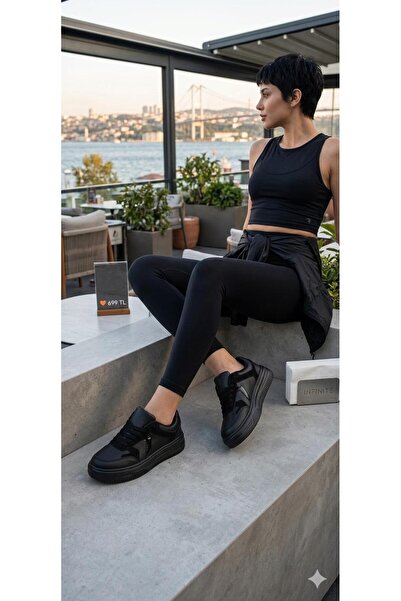 İNFİNİTE Crne mat ženske Patike ležerne cipele