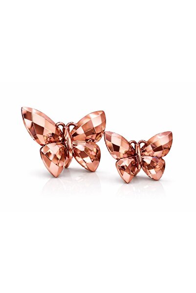 HRD STORE DEKORATİF 2 Lİ KELEBEK SÜS BİBLO AKSESUAR ROSE GOLD