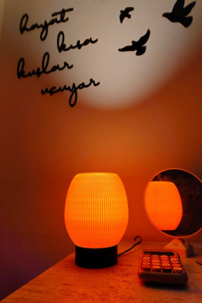 decory Valenty Modern Textured Black Base Tile Body Special Design Lampshade ...