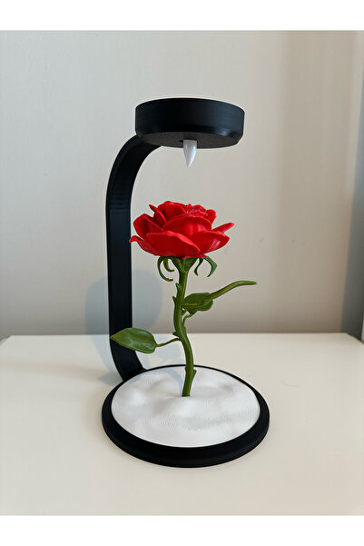 3D snaxx Dekoratif LED Işıklı Gül Figürü – Masaüstü Ortam Aydınlatması – 15x1...