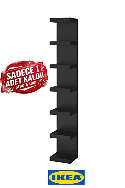 IKEA LACK - Ayaksız Duvar Rafı - Siyah - 30x190 cm