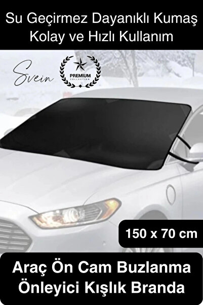 Svein #Branda Araç Ön Cam Buzlanma Önleyici Kışlık Branda Don Koruyucu Cam Ör...