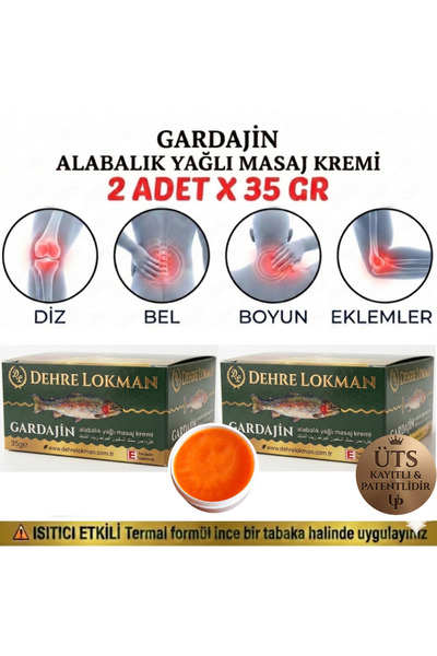 Dehre Lokman كريم التدليك بزيت سمك السلمون المرقط الفاخر الجديد من غارداجين (...