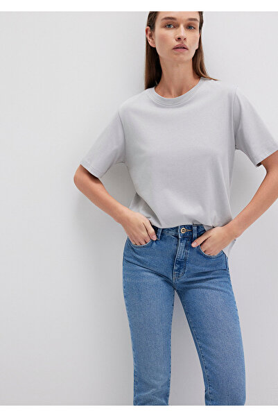 Mavi Gray Crew Neck Regular Fit T-Shirt - 1600955 -83096