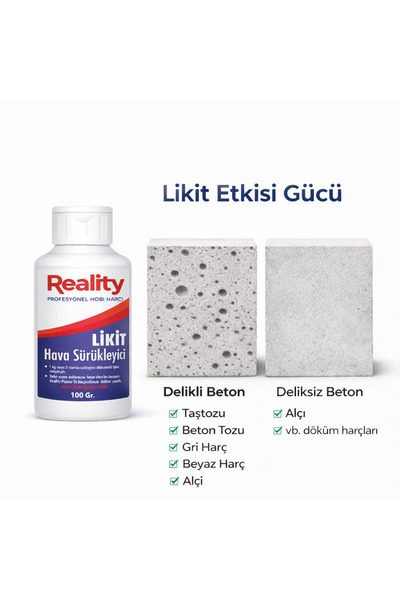 Genel Markalar Likit. Hava Sürükleyici, Beton Sıkılaştırma, kabarcık önleyici...