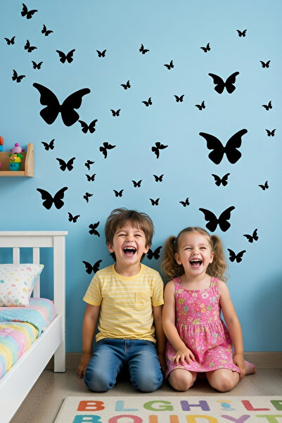 KT Decor الفراشات Kts221 ملصق الحائط الحديث