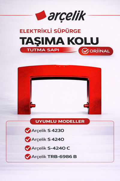 Arçelik مقبض مكنسة كهربائية - S 4240/s 4240 C/s 4250، مقبض ( 9197061895   الأ...