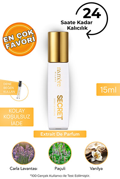 NA MORE Milano Namore SECRET Extrait de Parfüm | Kadın | Yüksek Esans %33 | K...