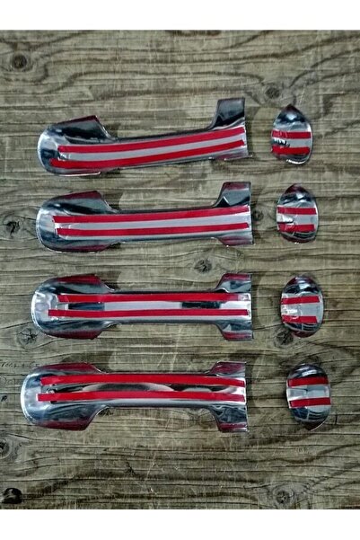 ueskrom Ford Connect 2002-2009 Krom Kapı Kolu- Depo Kapağı-kilit Açma Set