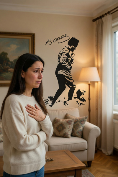 KT Decor Atatürk Kocatepe Modern Wall Sticker