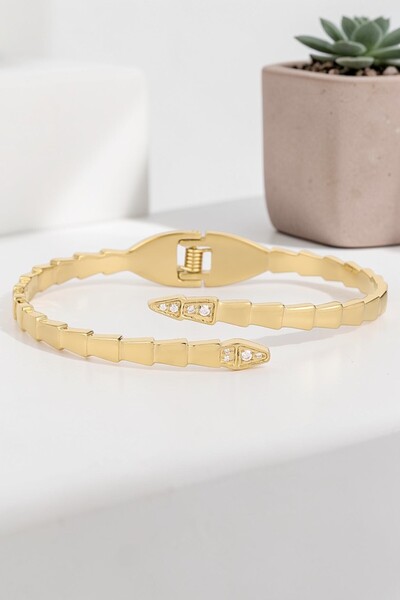 Daniel Klein Gold Color Stainless Steel Bracelet in Stylish Box - Water-Resis...