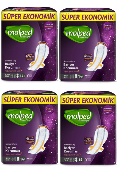 Molped Supernight Intensive Day & Night (Super Night) 14 X 4 Pieces