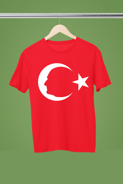 MAGORS Μπλουζάκι με στάμπα ΑΤΑΤΟΥΡΚ ΚΑΙ ΑΓΙΓΙΛΝΤΙΖ, Βαμβάκι ΤΕΜΑΧΙΑ, ΚΟΝΤΟΜΑΝ...