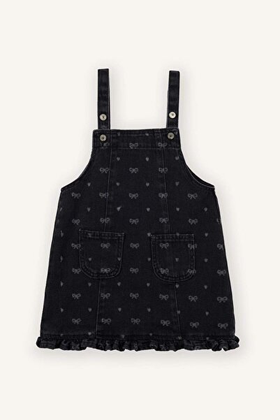 DeFacto Kolsuz Jean Elbise Kız Bebek G8104A526SP