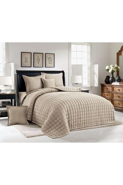 Ropi Summer double-size compressed Duvet with a checkered pattern and Cushion