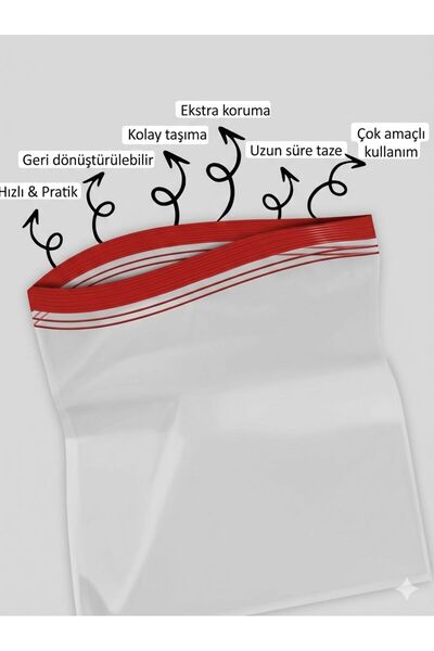 COOK Kilitli Buzdolabı Poşeti X 3 Paket