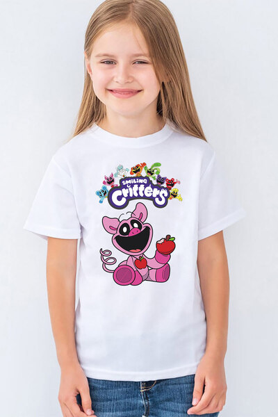 Morinna Smiling Critters Picky Piggy Tricou imprimat unisex pentru copii MR-10