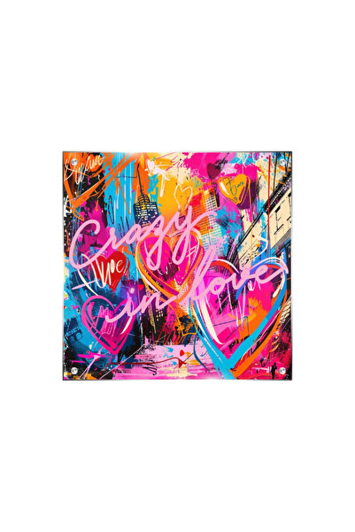 MITB LED Neon Sign “Crazy in Love” Multicolor – 45 × 45 cm