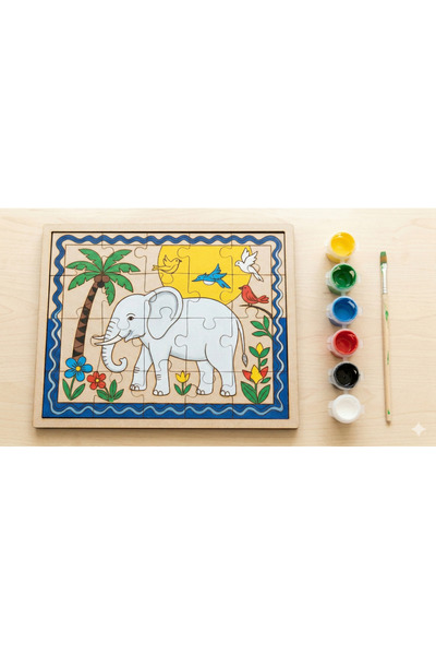 Hobiuniverse مجموعة الرسم التعليمية مونتيسوري L قص بالليزر للأطفال من دو ايه ...