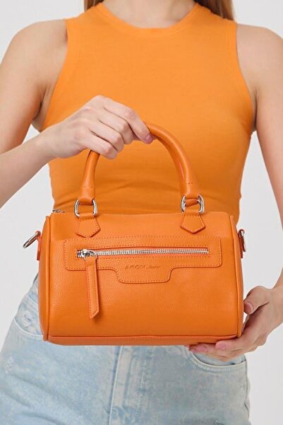 Aron Atelier Lorena Orange Multi-Eye Women's Handbag
