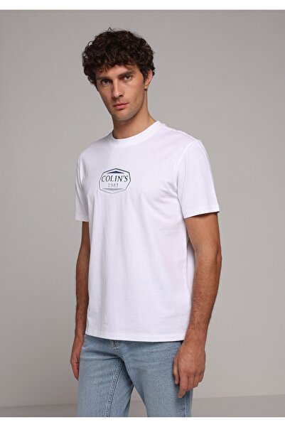 Colin's Regular Fit Round Neck Plain Muška bela majica kratkih rukava