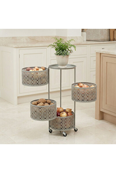 ayyıldız dekor organizasyon ekipmanları imalat Soft-Pastel İpek Gri - Metal A...