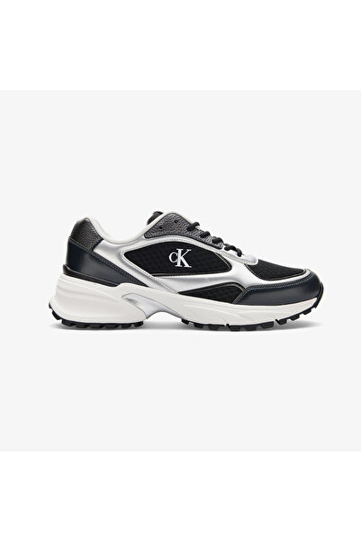 Calvin Klein Hike Runner Laceup Mesh Erkek Siyah Sneaker