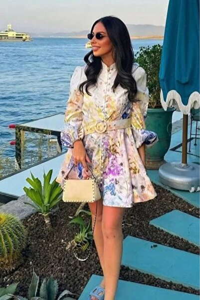 Pulli Collection Floral Print Zimmerman Mini Dress