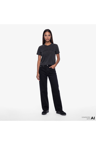 Tommy Hilfiger Imagined Black Kadın Lacivert Jean