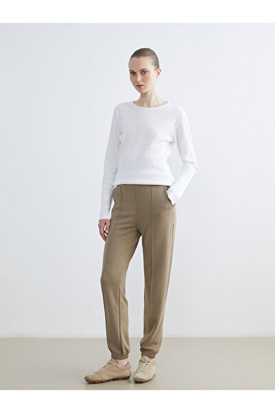 LC Waikiki Özmarka Νέα Σεζόν Γυναικεία Φόρμα Jogger με Ελαστική Μέση και Απαλ...