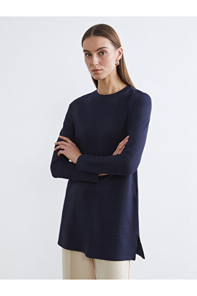 LC Waikiki Özmarka New Season Crew Neck Ribbed Women's Tunic